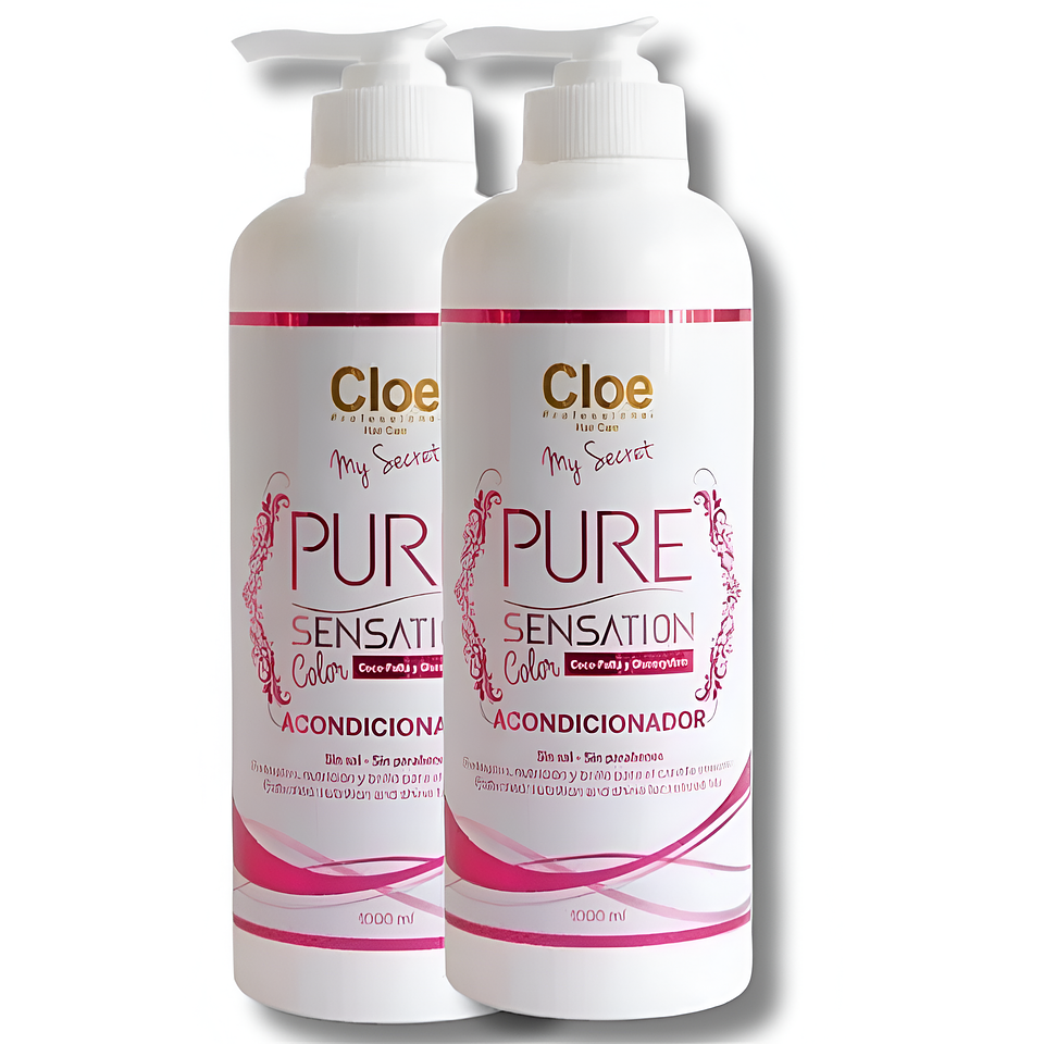 ACONDICIONADOR CLOE PURE SENSATION CABELLOS CON COLOR 1000ml 2