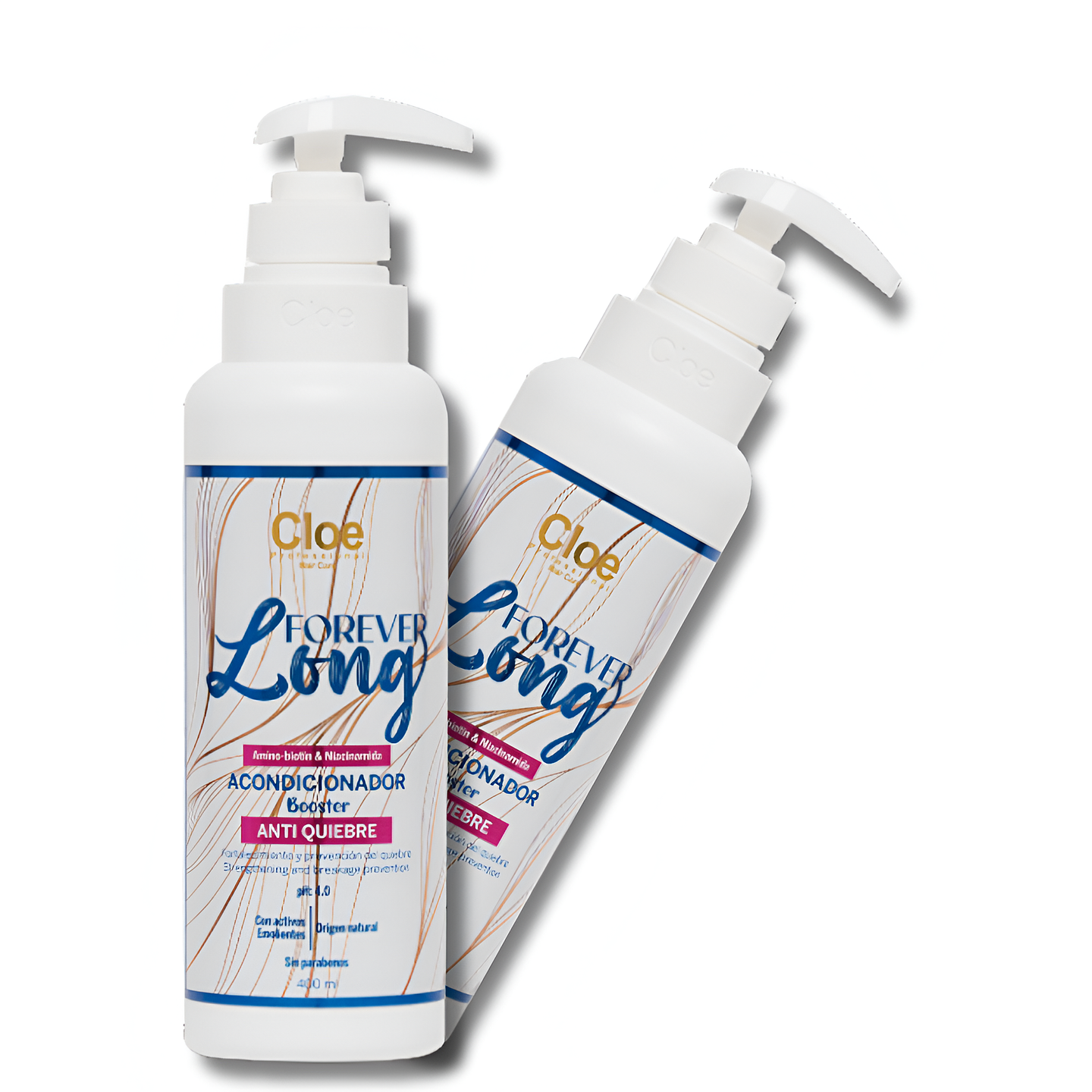 ACONDICIONADOR CLOE FOREVER LONG TRATAMIENTO CAPILAR FORTALECEDOR 400ml 2