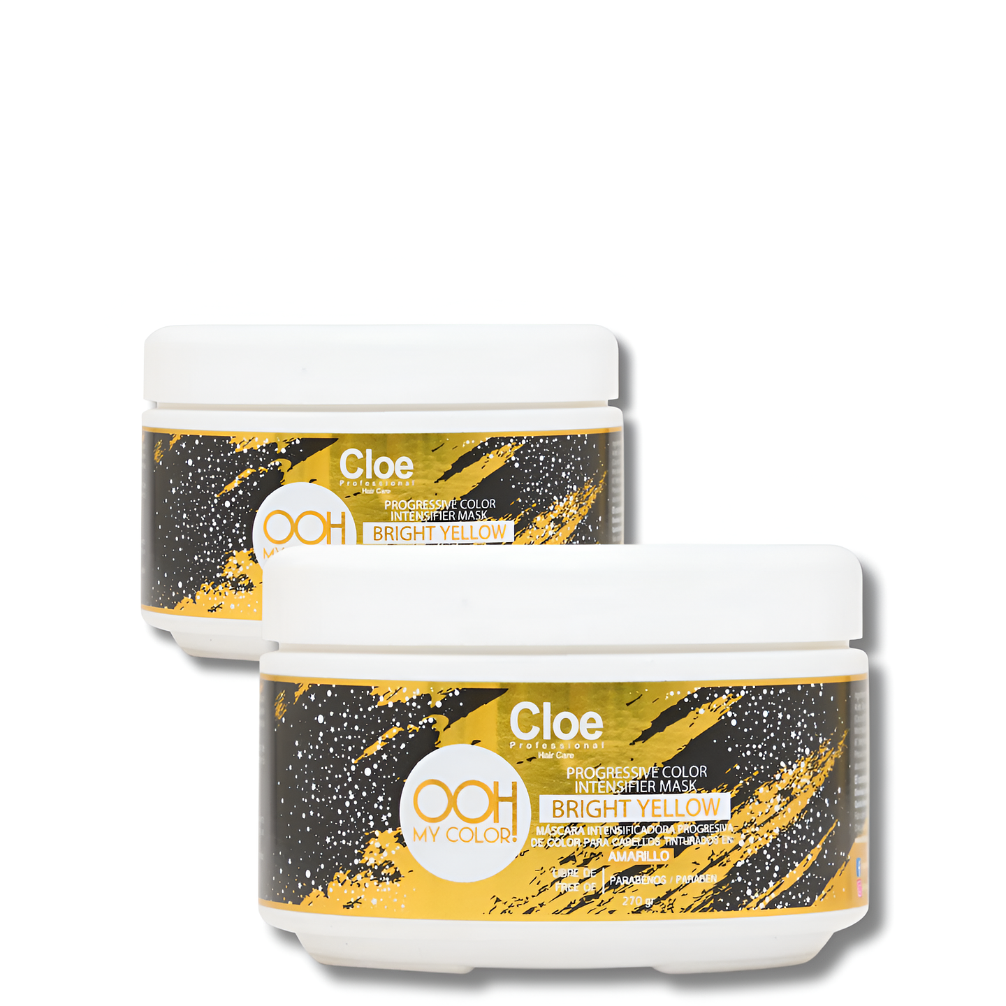 MASCARILLA BRIGHT YELLOW CLOE OOH MY COLOR CON PIGMENTOS PARA CABELLO CON COLOR 270ml 2