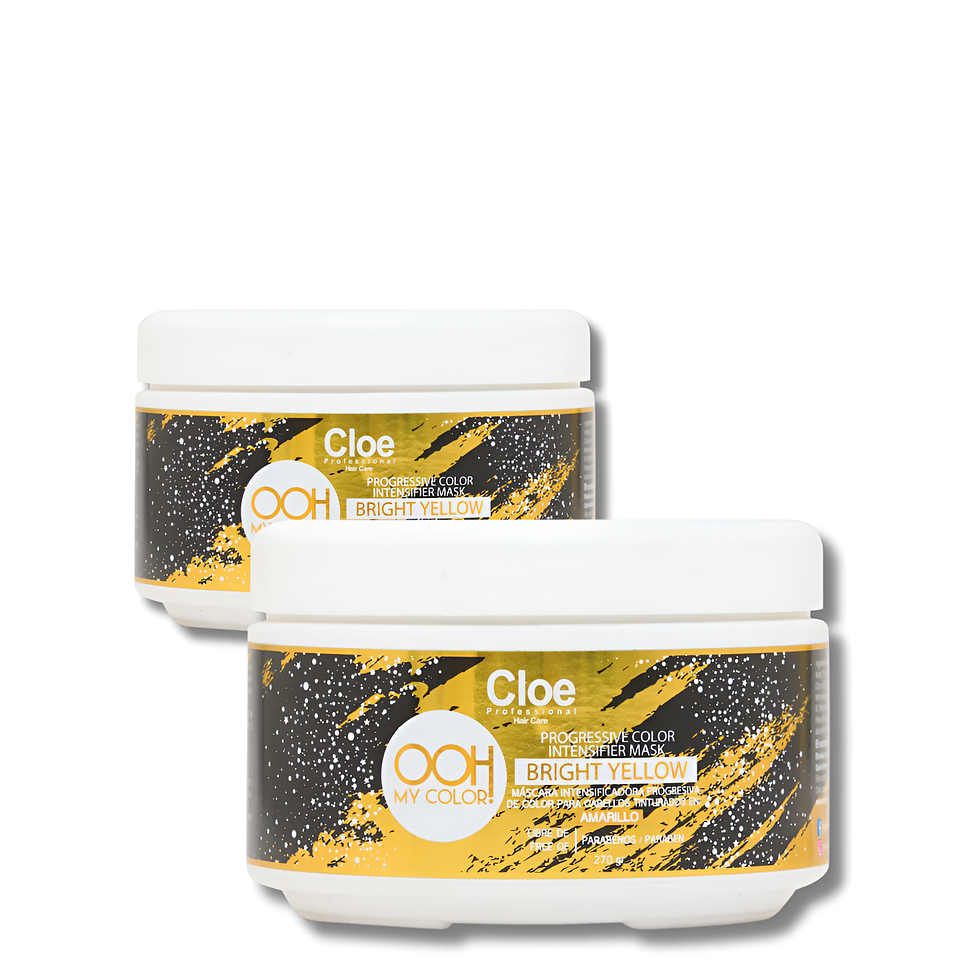 MASCARILLA BRIGHT YELLOW CLOE OOH MY COLOR CON PIGMENTOS PARA CABELLO CON COLOR 270ml 2