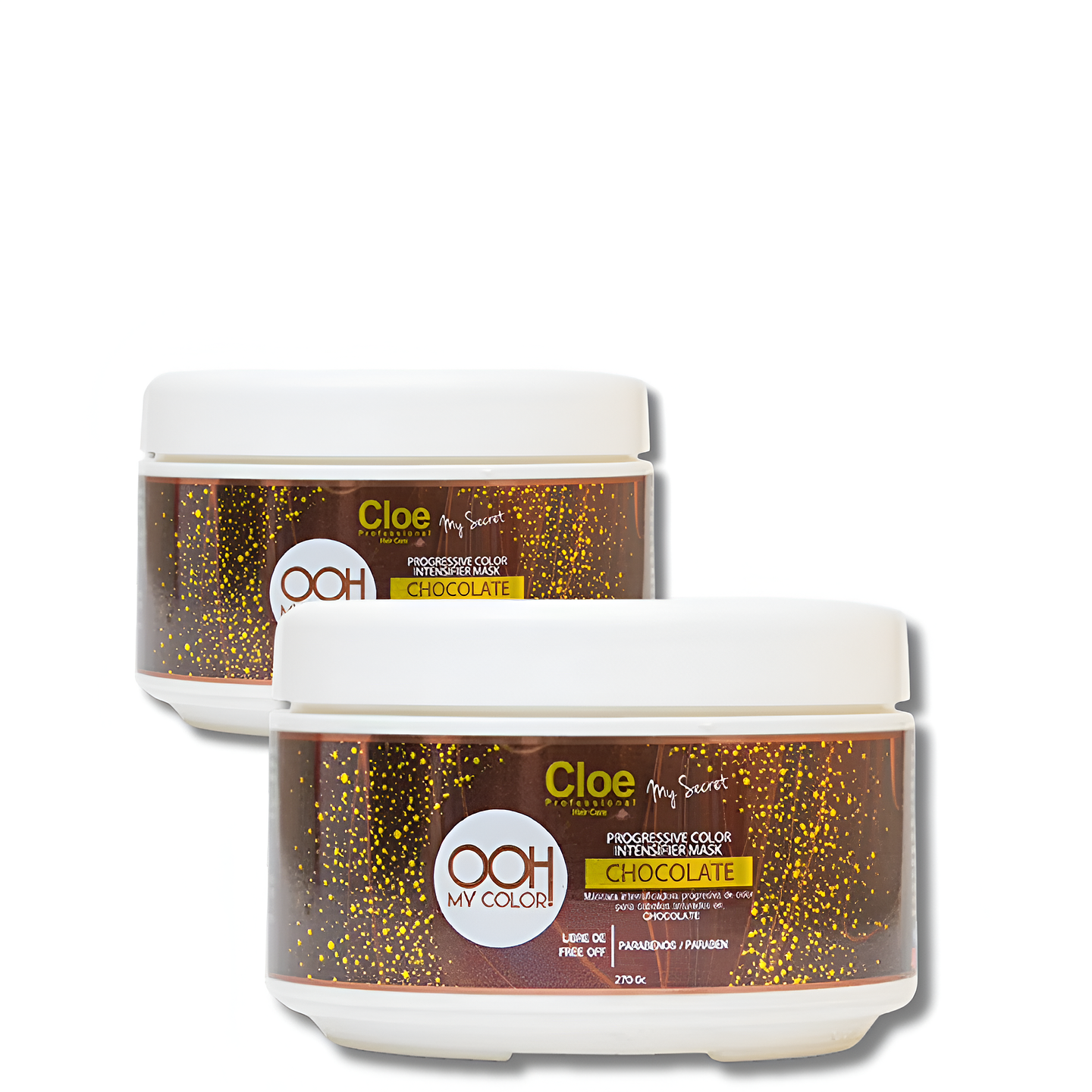 MASCARILLA CHOCOLATE CLOE OOH MY COLOR CON PIGMENTOS PARA CABELLO CON COLOR 270ml 2