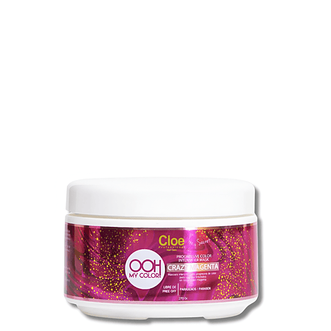 MASCARILLA CRAZY MAGENTA CLOE OOH MY COLOR CON PIGMENTOS PARA CABELLO CON COLOR 270ml