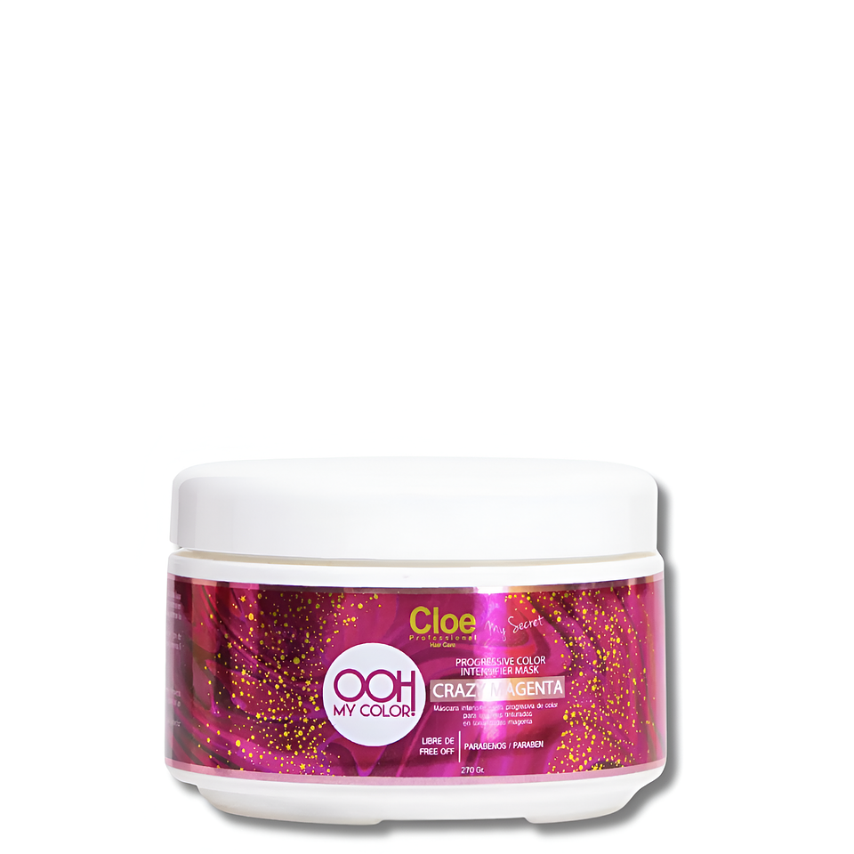 MASCARILLA CRAZY MAGENTA CLOE OOH MY COLOR CON PIGMENTOS PARA CABELLO CON COLOR 270ml 1