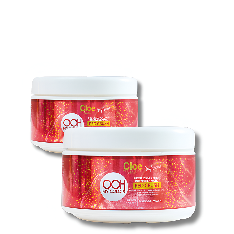 MASCARILLA RED CRUSH CLOE OOH MY COLOR CON PIGMENTOS PARA CABELLO CON COLOR 270ml 2