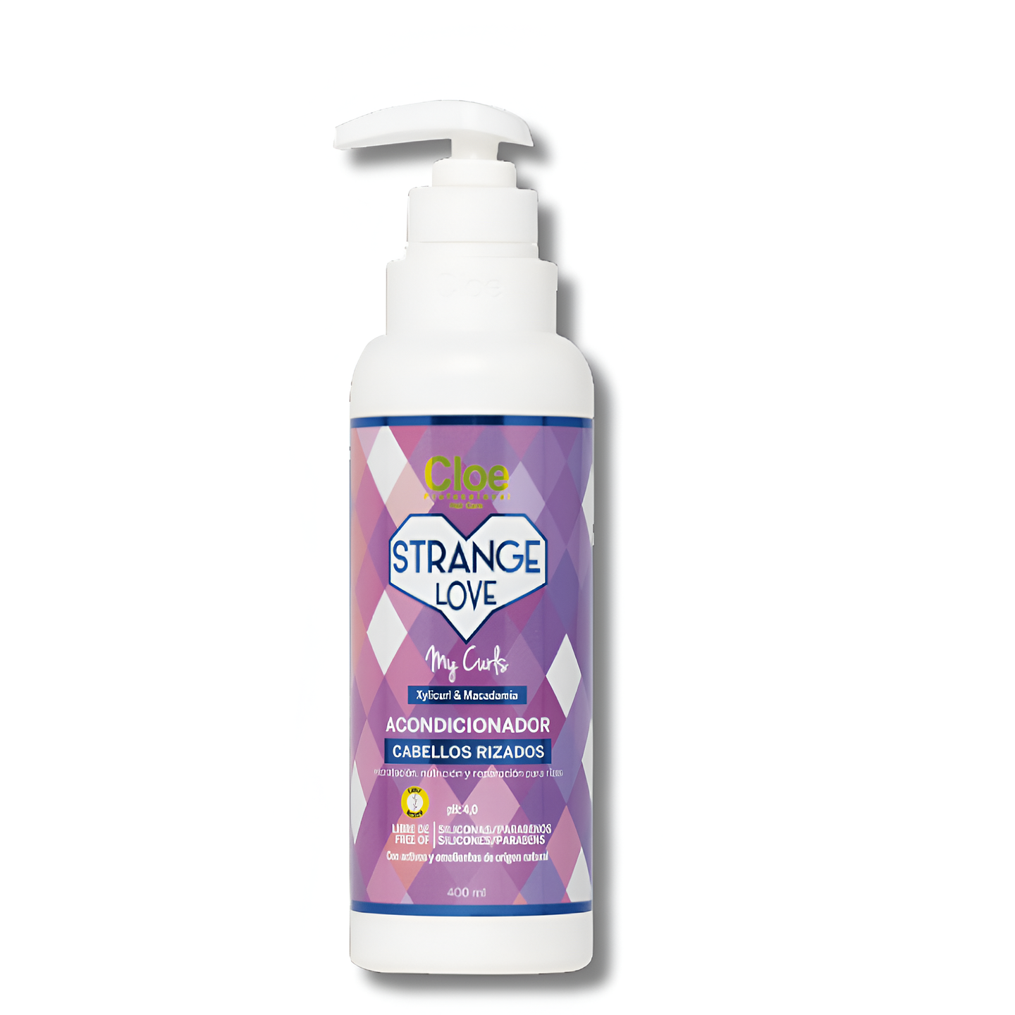 ACONDICIONADOR STRANGE LOVE CLOE CUIDADO MANTENCION PARA CABELLO RIZADOS 400ml 1