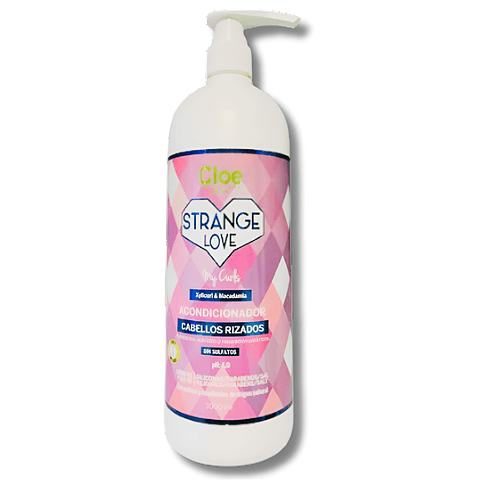 ACONDICIONADOR STRANGE LOVE CLOE CUIDADO MANTENCION PARA CABELLO RIZADOS 1000ml
