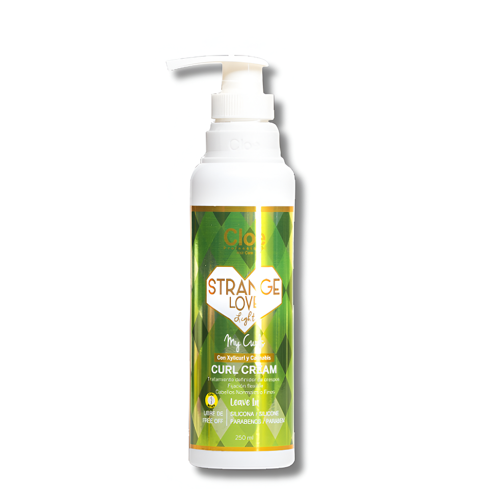 LIGHT CURL CREAM STRANGE LOVE CLOE CUIDADO MANTENCION PARA CABELLO RIZADOS 250ml 1