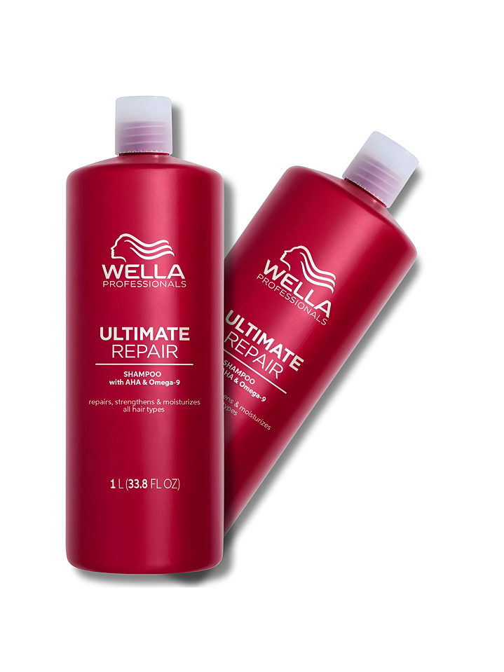 SHAMPOO ULTIMATE REPARADOR WELLA OMEGA 9 DE 1000ml 2