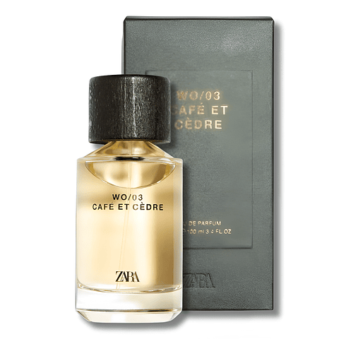 PERFUME ZARA MAN WO/03 CAFE ET CEDRE 100ml