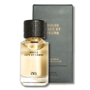 PERFUME ZARA MAN WO/03 CAFE ET CEDRE 100ml