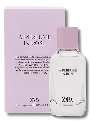 PERFUME ZARA WOMEN A PERFUME IN ROSE 100ml