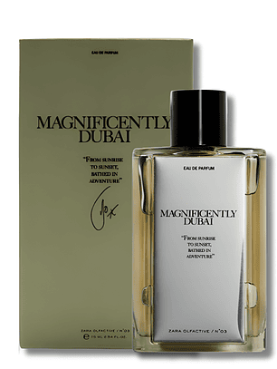 PERFUME ZARA MAN MAGNIFICENTLY DUBAI 75ml