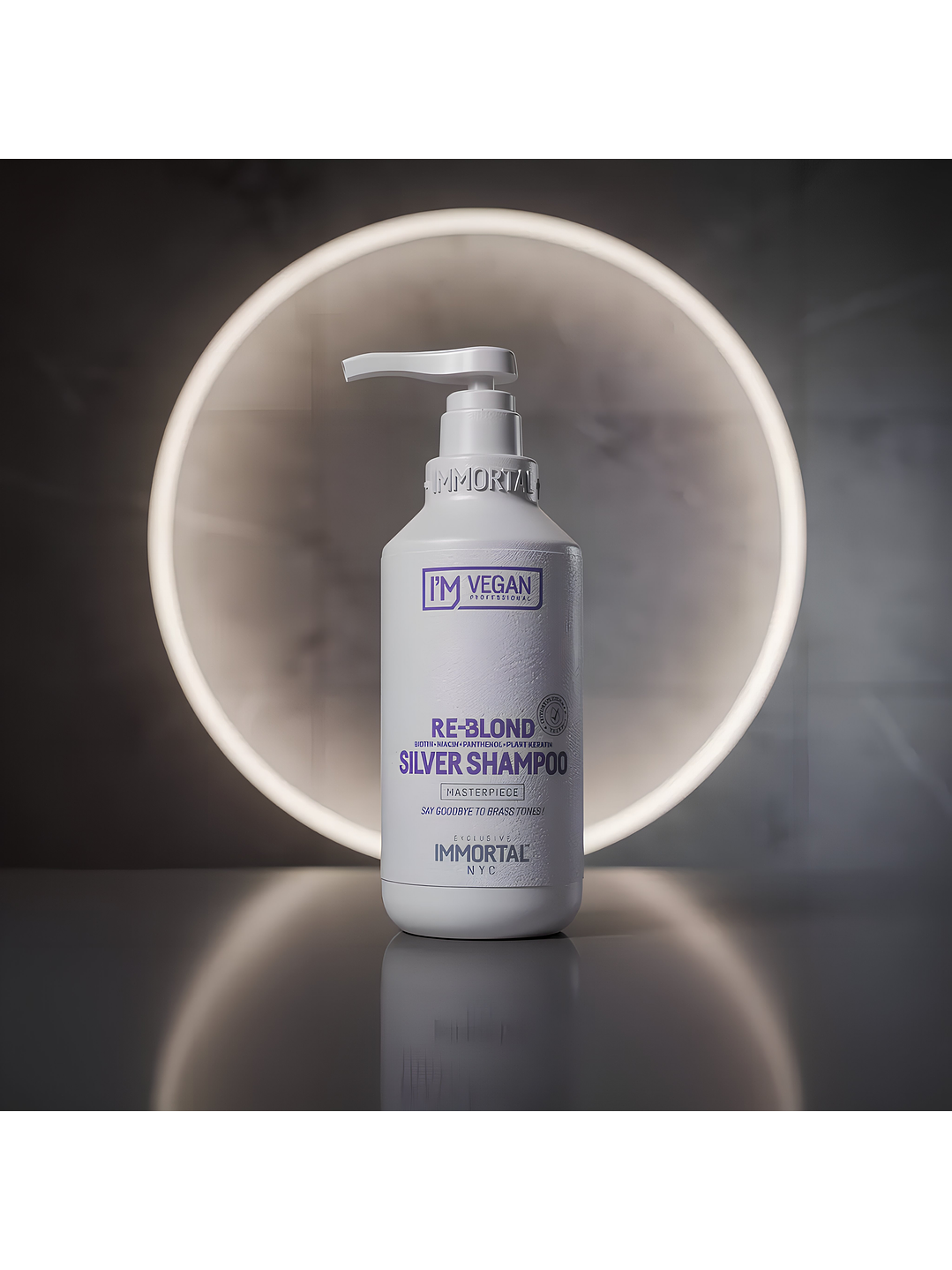 SHAMPOO REBLOND SILVER IMMORTAL VEGAN 500ml 2