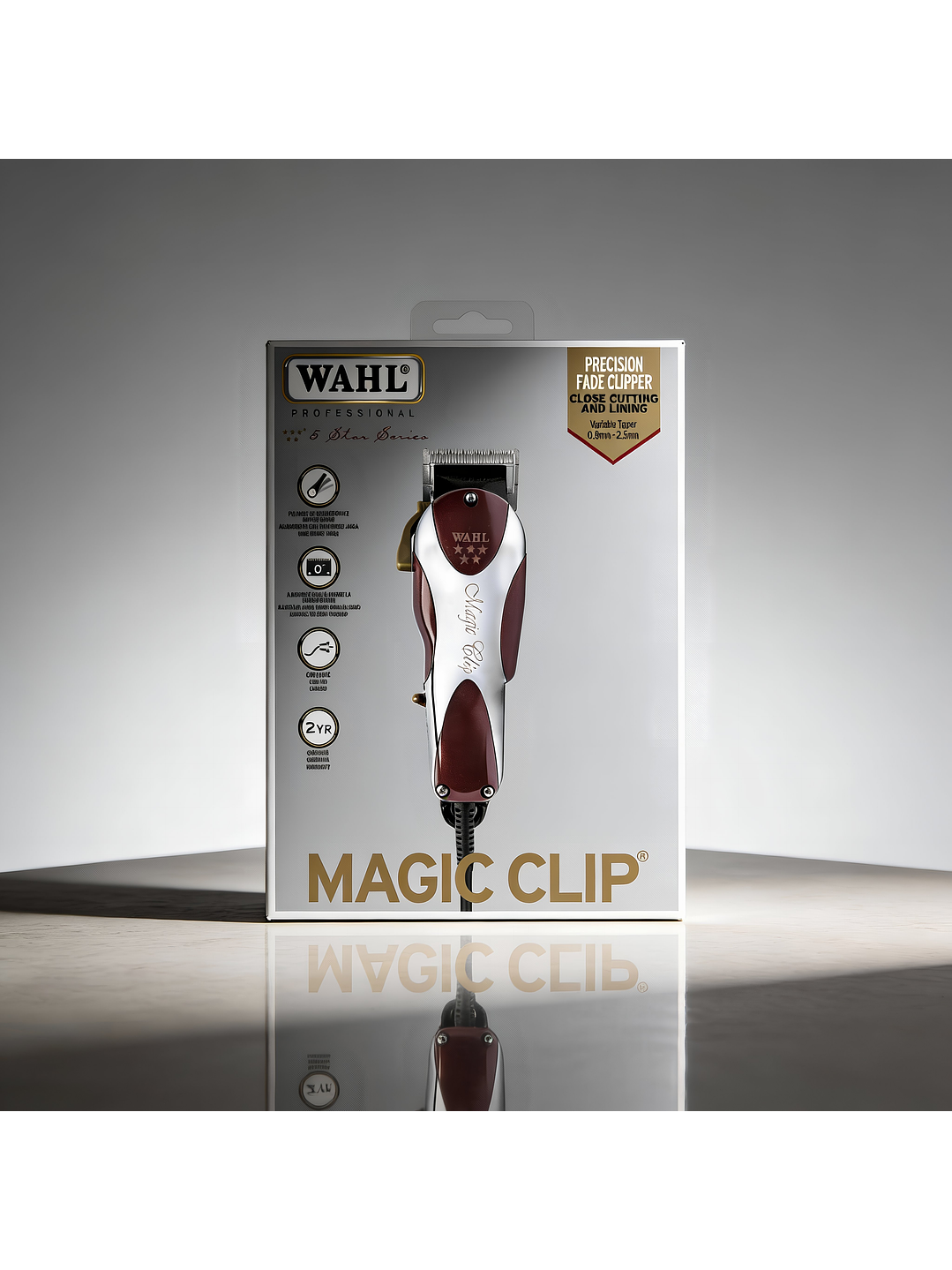 MAQUINA CORTE CLIPPER FADE MAGIC CLIP WAHL  4