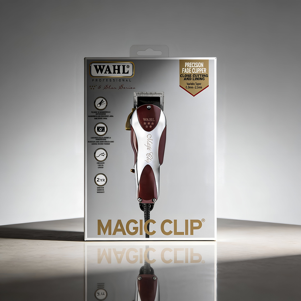 MAQUINA CORTE CLIPPER FADE MAGIC CLIP WAHL  4