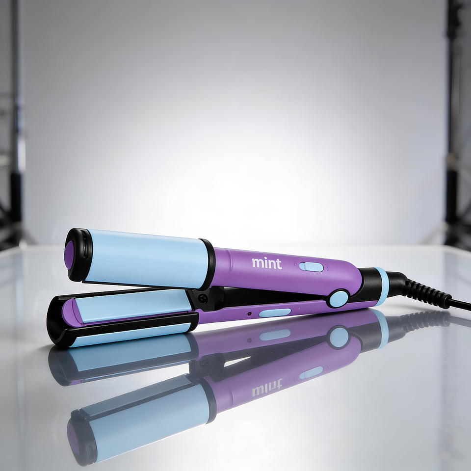 MINI PLANCHA MORADA 2 IN 1 MINT 2