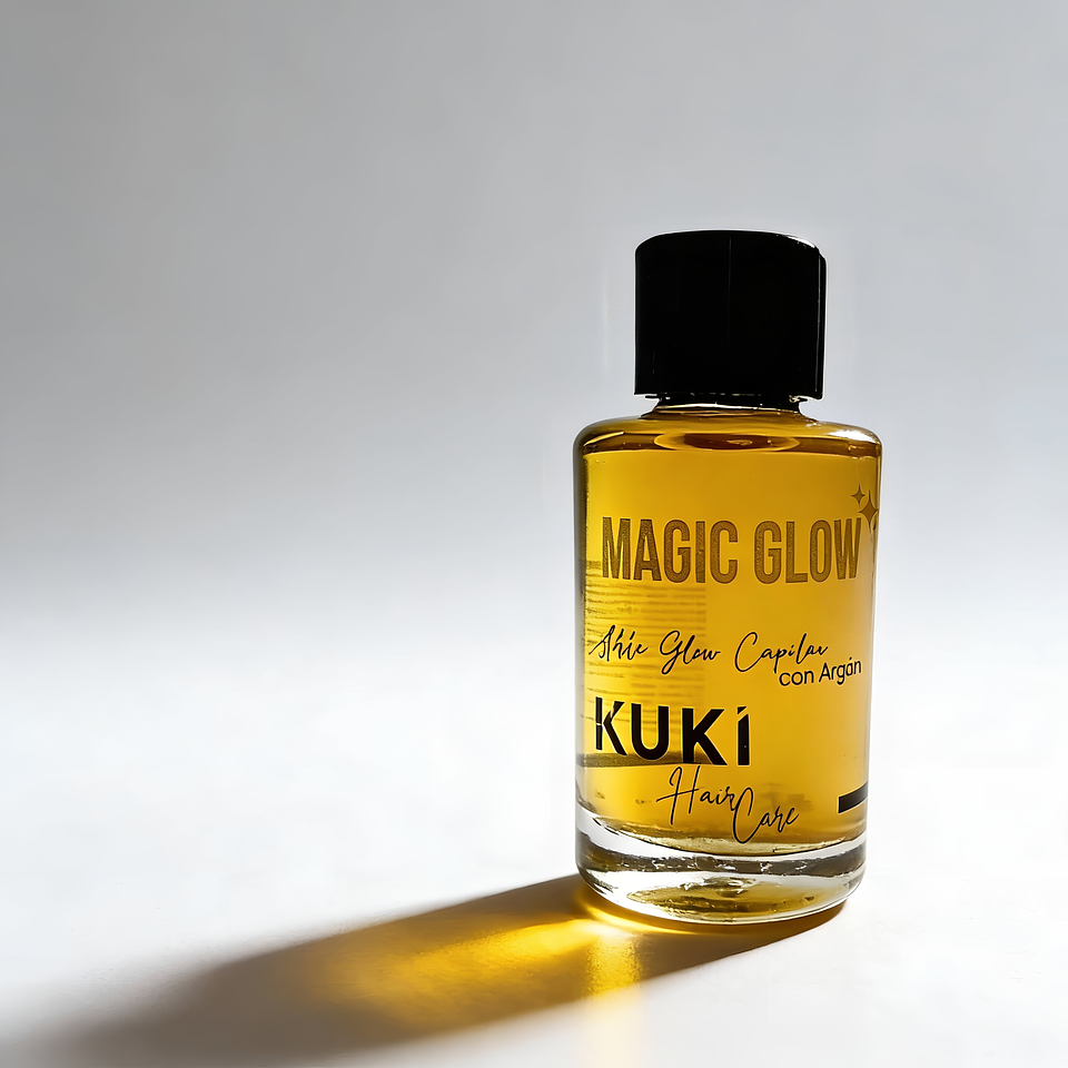 ACEITE CAPILAR DE ARGAN MAGIC GLOW KUKI HAIR CARE 9ml 2