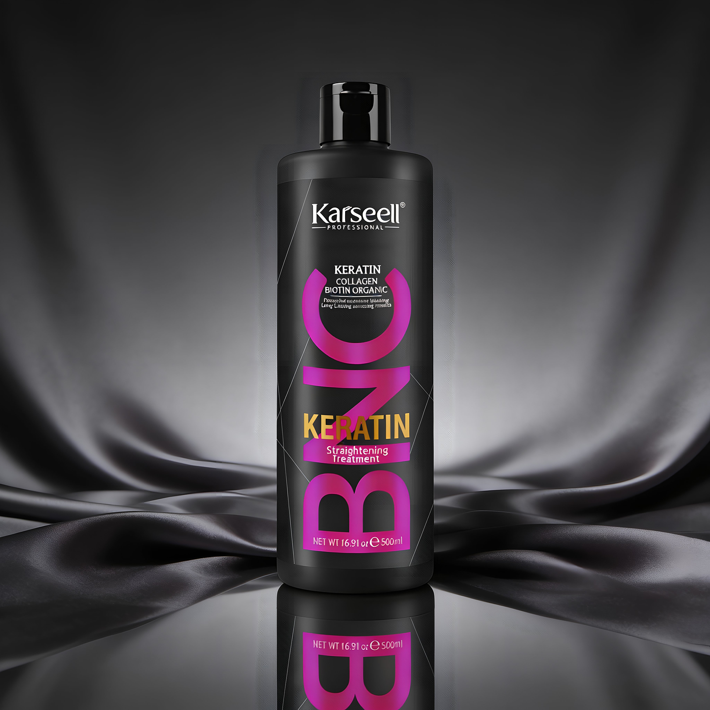  ALISADO KERATINA COLLAGEN BIOTIN ORGANIC KARSEELL 500ml 1