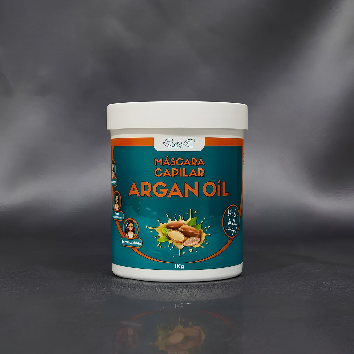 Crema de Masaje belkit  de argan 1000ml  1