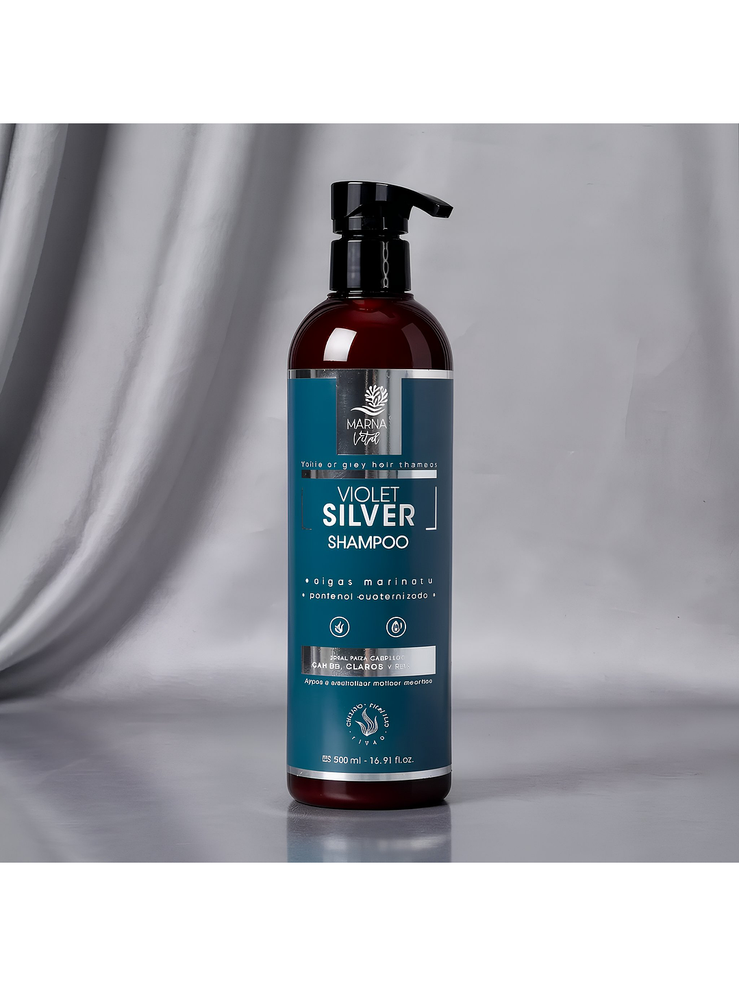 Shampoo Matizador Silver MARINA VITAL 500ml 2