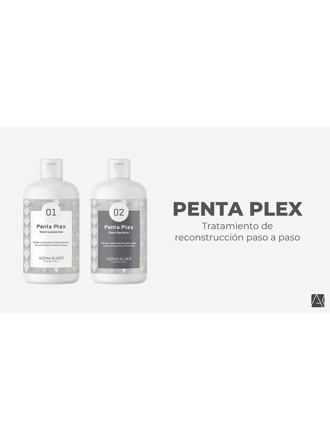 KIT DE PENTA PLEX PASO 1 Y 2 AIDHA KLHER 500ml 3