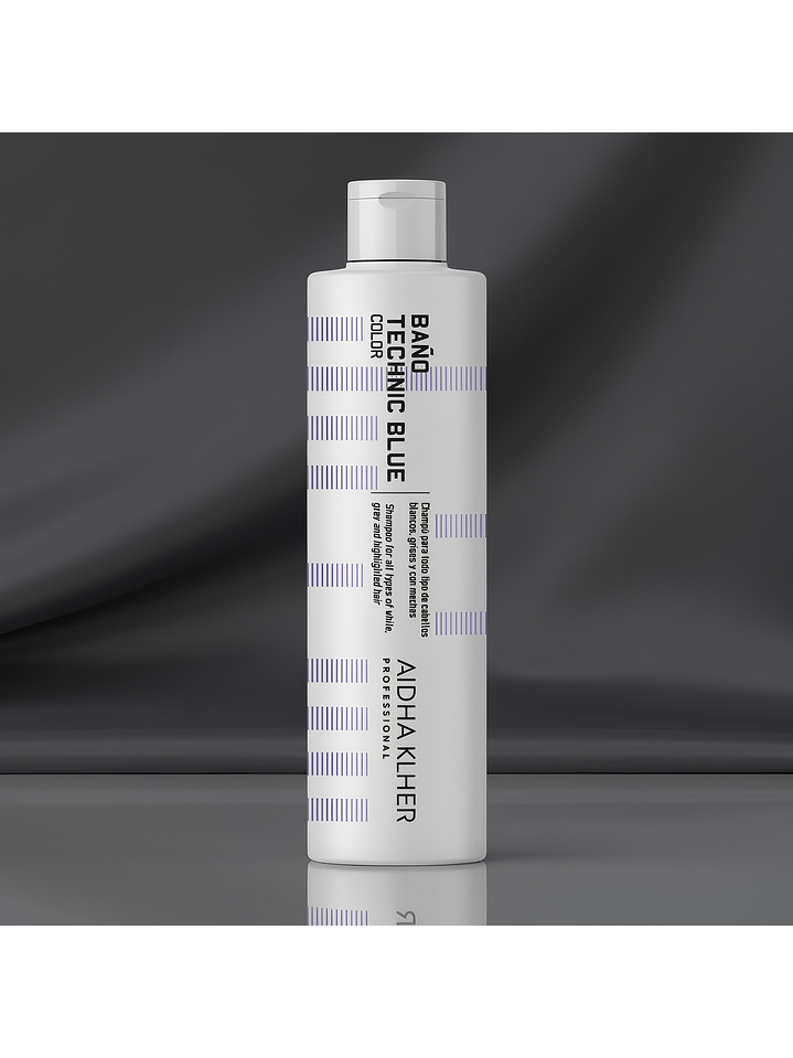 SHAMPOO BAÑO TECHNIC BLUE COLOR AIDHA KLHER 400ml 2