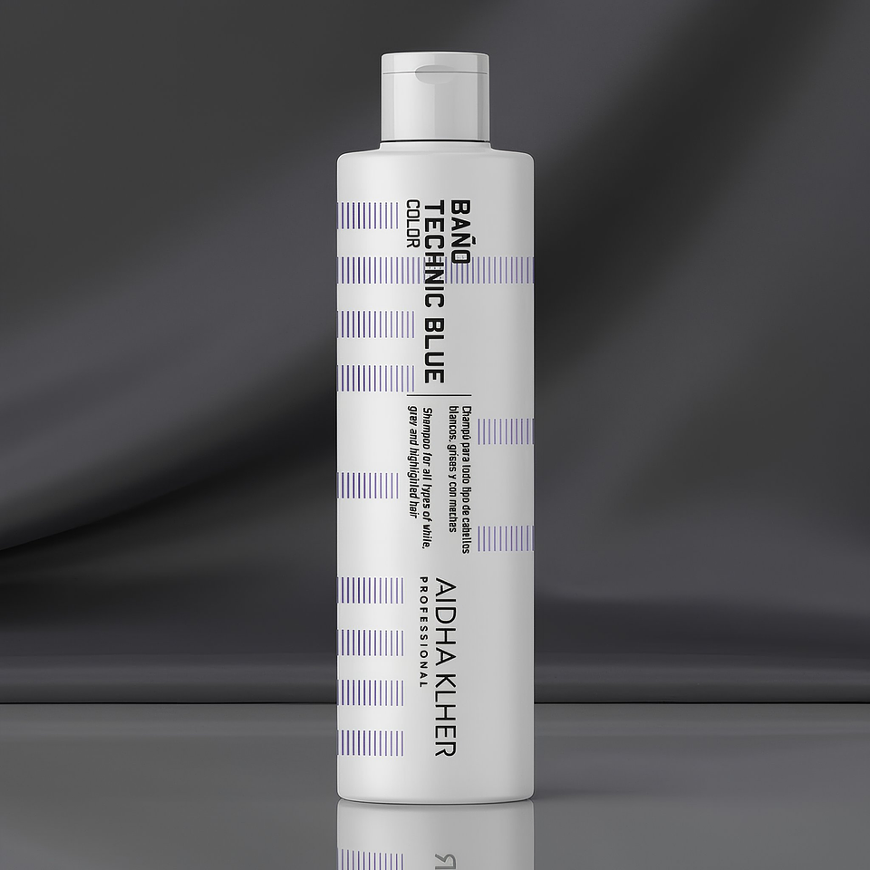 SHAMPOO BAÑO TECHNIC BLUE COLOR AIDHA KLHER 400ml 2