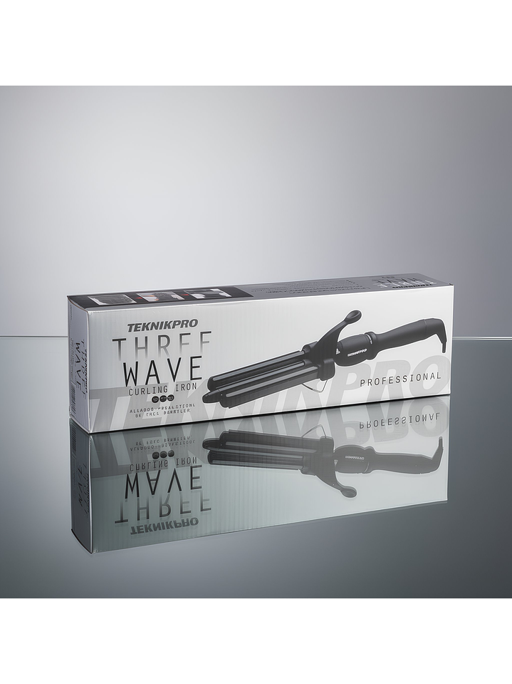 RIZADORA DE TRES BARRILES TEKNIKPRO 3