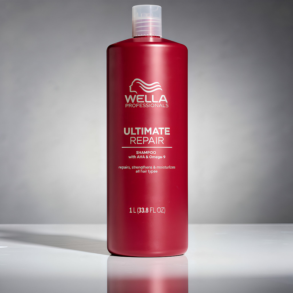 SHAMPOO ULTIMATE REPARADOR WELLA OMEGA 9 DE 1000ml 3