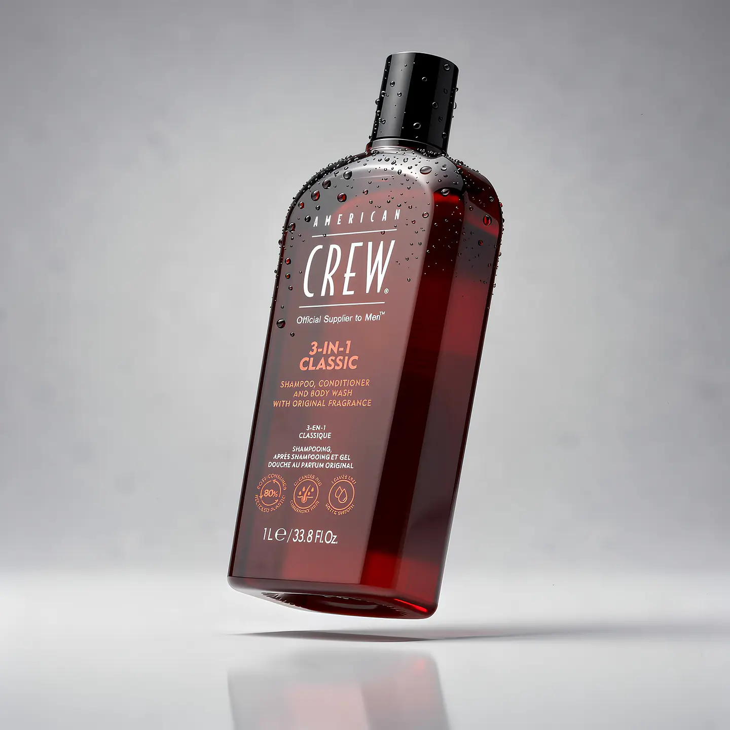 SHAMPOO 3 IN 1 CLASSIC AMERICAN CREW 1 LITRO 1