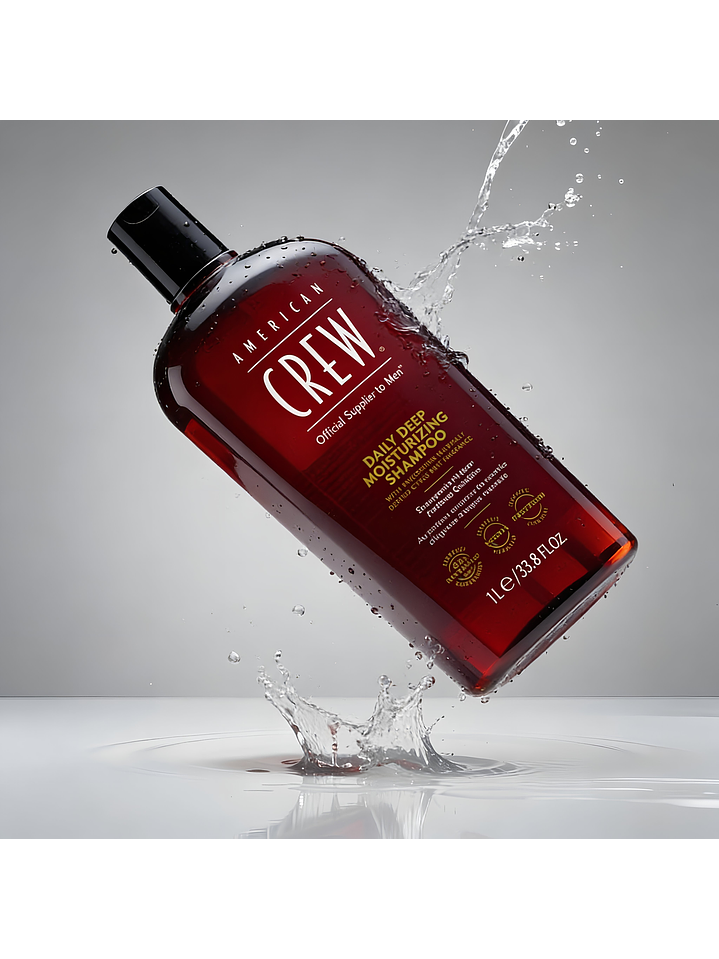 SHAMPOO DAILY DEEP MOISTURIZING AMERICAN CREW 1 LITRO 2