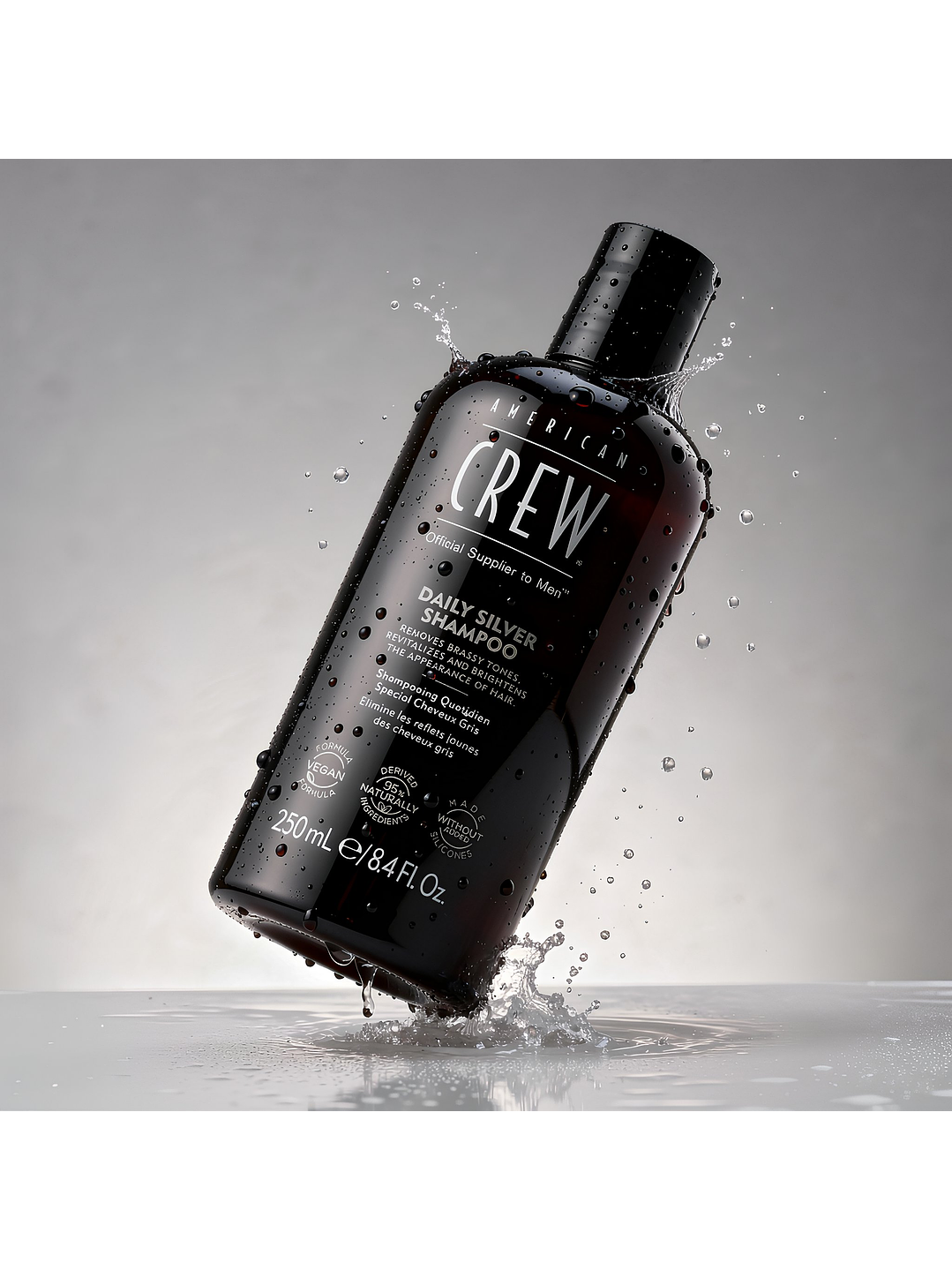 SHAMPOO AMERICAN CREW DAILY SILVER 250ML 1