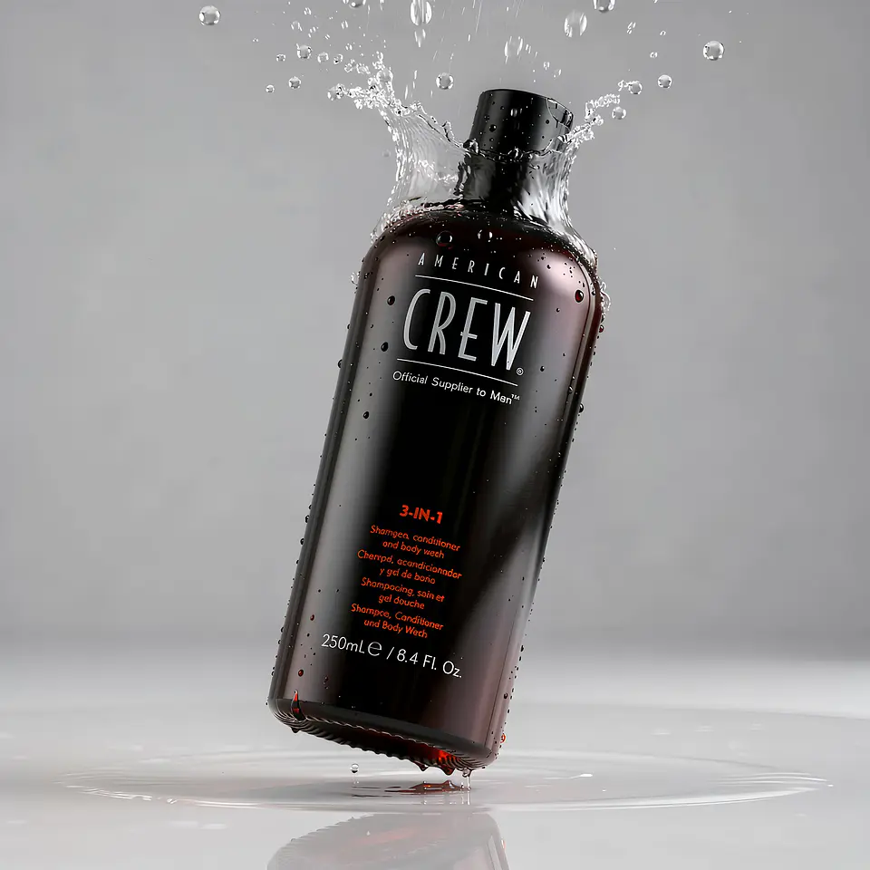 SHAMPO Y ACONDICIONADOR 3 EN 1  AMERICAN CREW 250ML 2