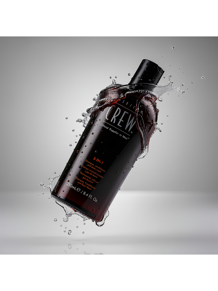 SHAMPO Y ACONDICIONADOR 3 EN 1  AMERICAN CREW 250ML 1