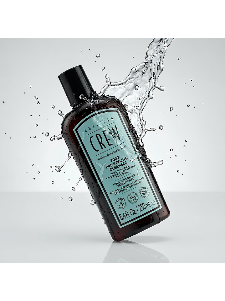 SHAMPO AMERICAN CREW FIBER PRE-STYLING CLEANSER 250ML 2