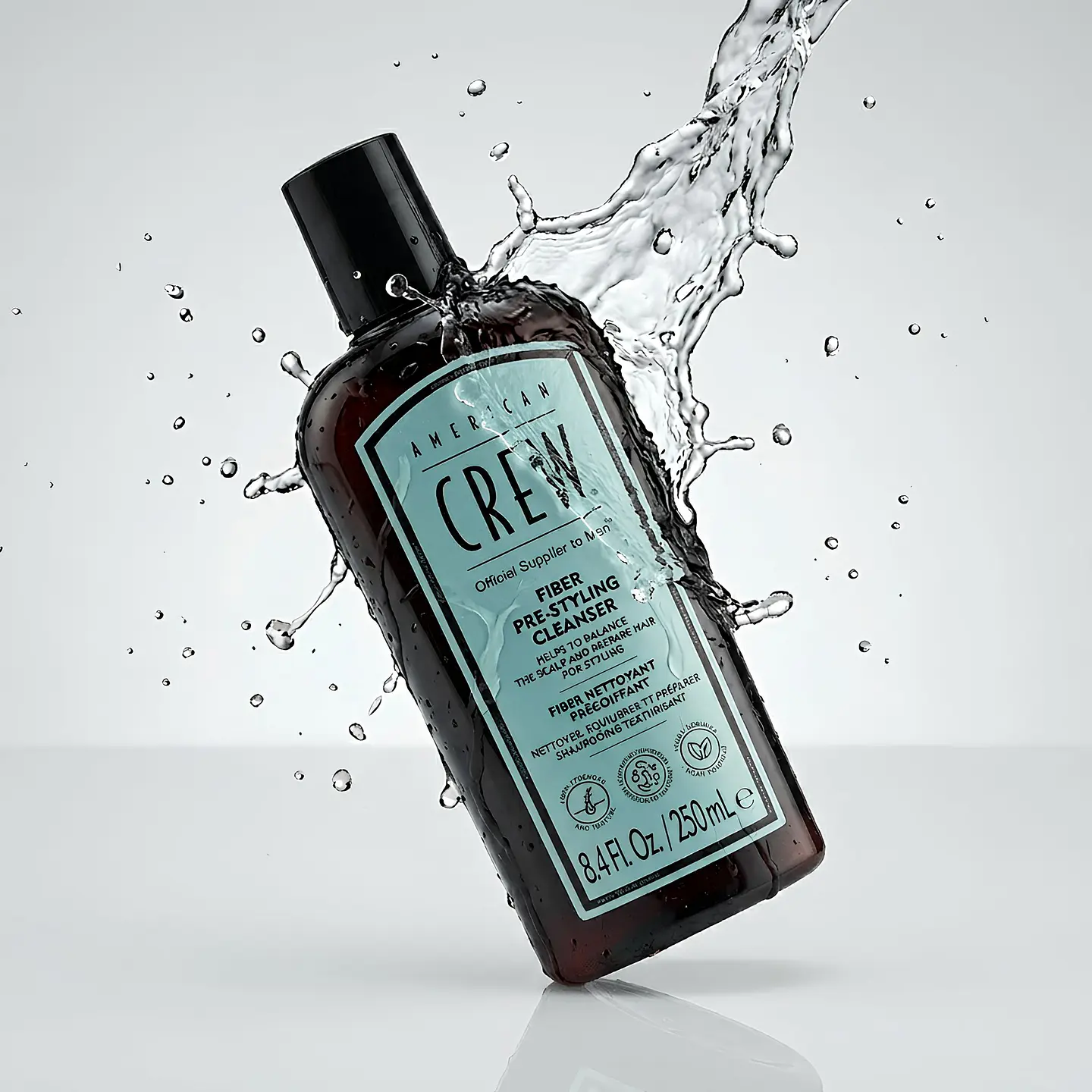 SHAMPO AMERICAN CREW FIBER PRE-STYLING CLEANSER 250ML 2