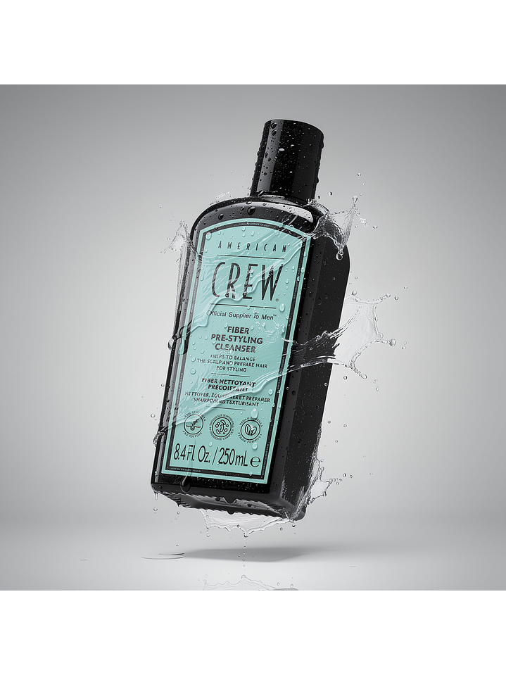 SHAMPO AMERICAN CREW FIBER PRE-STYLING CLEANSER 250ML 1