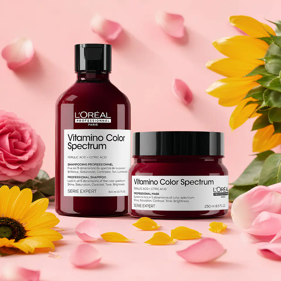 PACK VITAMINO COLOR SPECTRUM MASCARILLA + SHAMPOO LOREAL SPECIAL DIA DE LAS MADRES 1