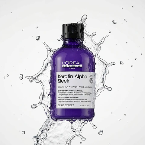 SHAMPOO KERATIN ALPHA SLEEK LOREAL 300ml