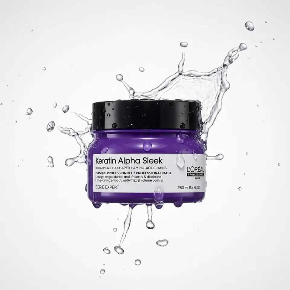 MASCARILLA KERATIN ALPHA SLEEK LOREAL 250ml 1