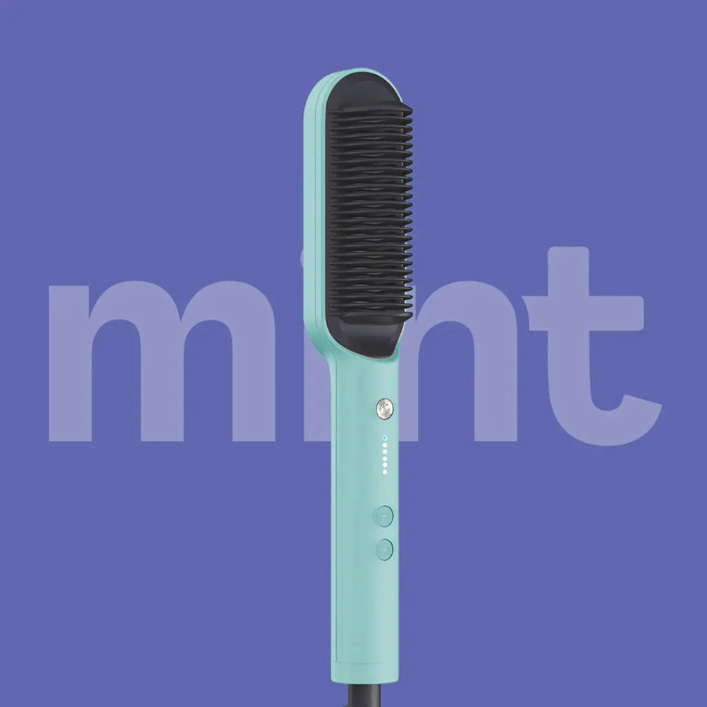 CEPILLO ALISADOR MINT HAIR STRAIGHTENING BRUSH 1