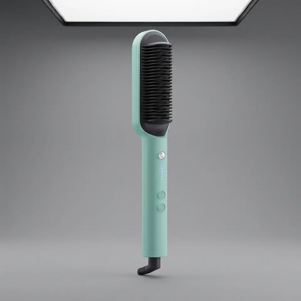 CEPILLO ALISADOR MINT HAIR STRAIGHTENING BRUSH 2
