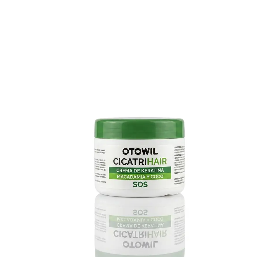 MASCARILLA CICATRIHAIR CREMA DE KERATINA MACADEMIA Y COCO OTOWIL 250ml 1