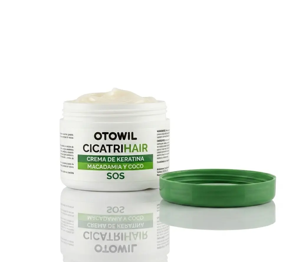 MASCARILLA CICATRIHAIR CREMA DE KERATINA MACADEMIA Y COCO OTOWIL 250ml 2