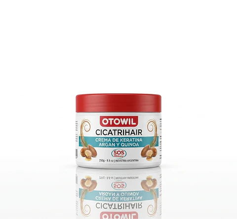 MASCARILLA CICATRIHAIR CREMA DE KERATINA ARGAN Y QUINOA OTOWIL 250ml
