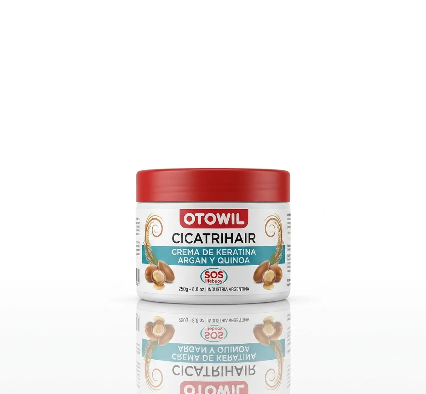 MASCARILLA CICATRIHAIR CREMA DE KERATINA ARGAN Y QUINOA OTOWIL 250ml 1