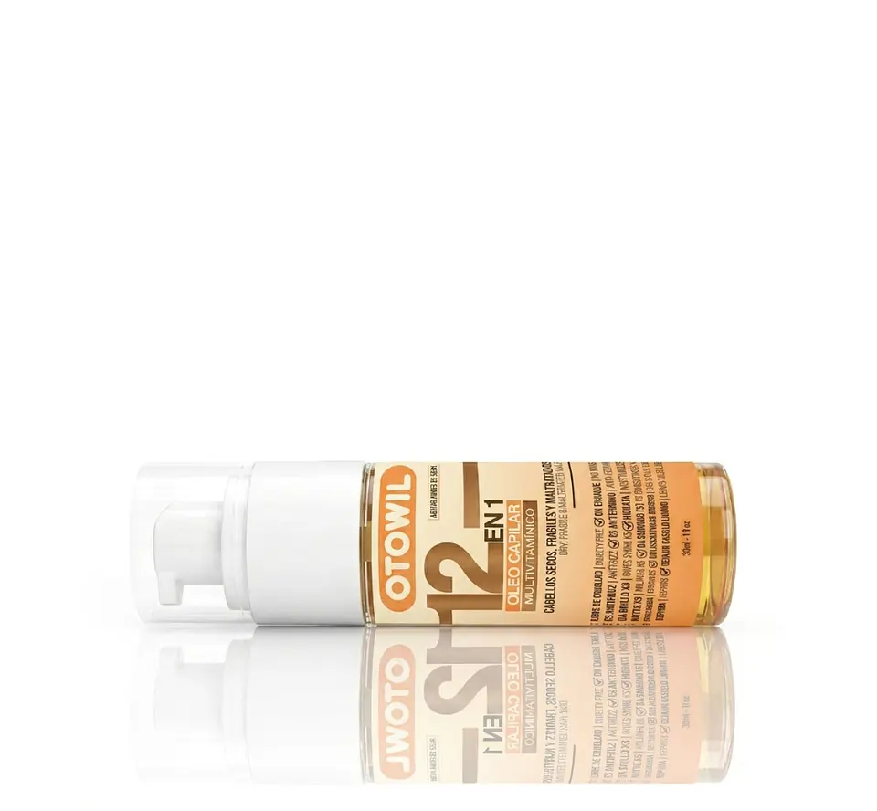 OLEO CAPILAR 12 EN 1 MULTIVITAMINICO CABELLOS SECOS OTOWIL 30ml 2