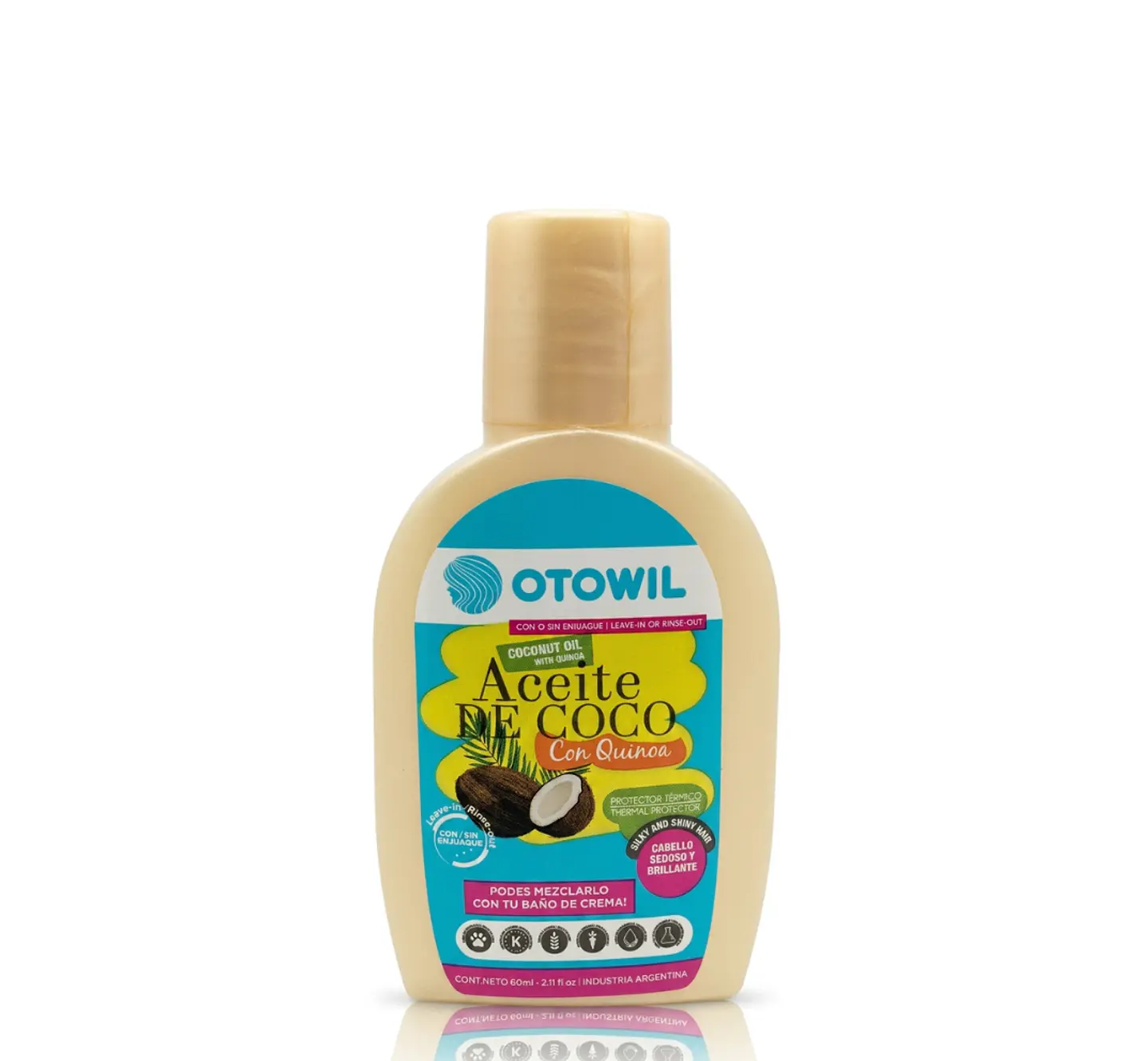 PROTECTOR TERMICO DE ACEITE DE COCO CON QUINOA OTOWIL 60ml 1