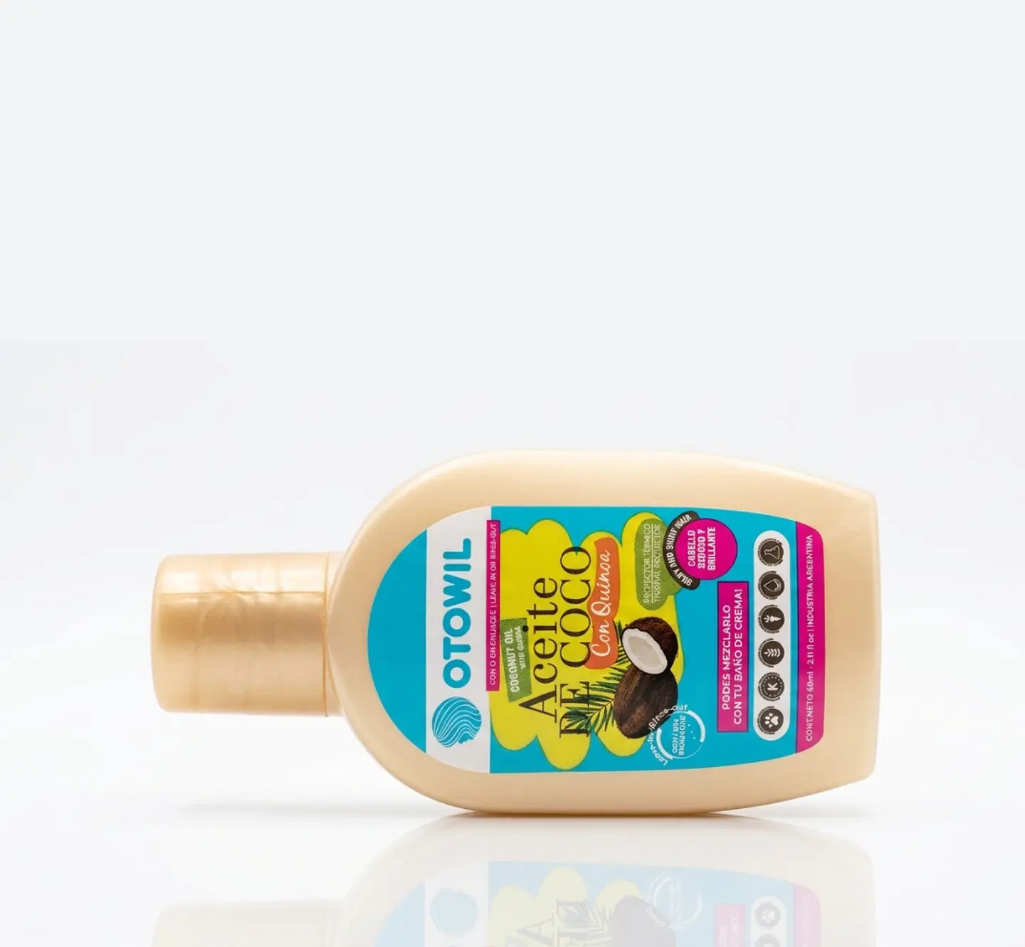 PROTECTOR TERMICO DE ACEITE DE COCO CON QUINOA OTOWIL 60ml 2