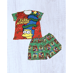 Pijama Navidad Maguie Simpsons